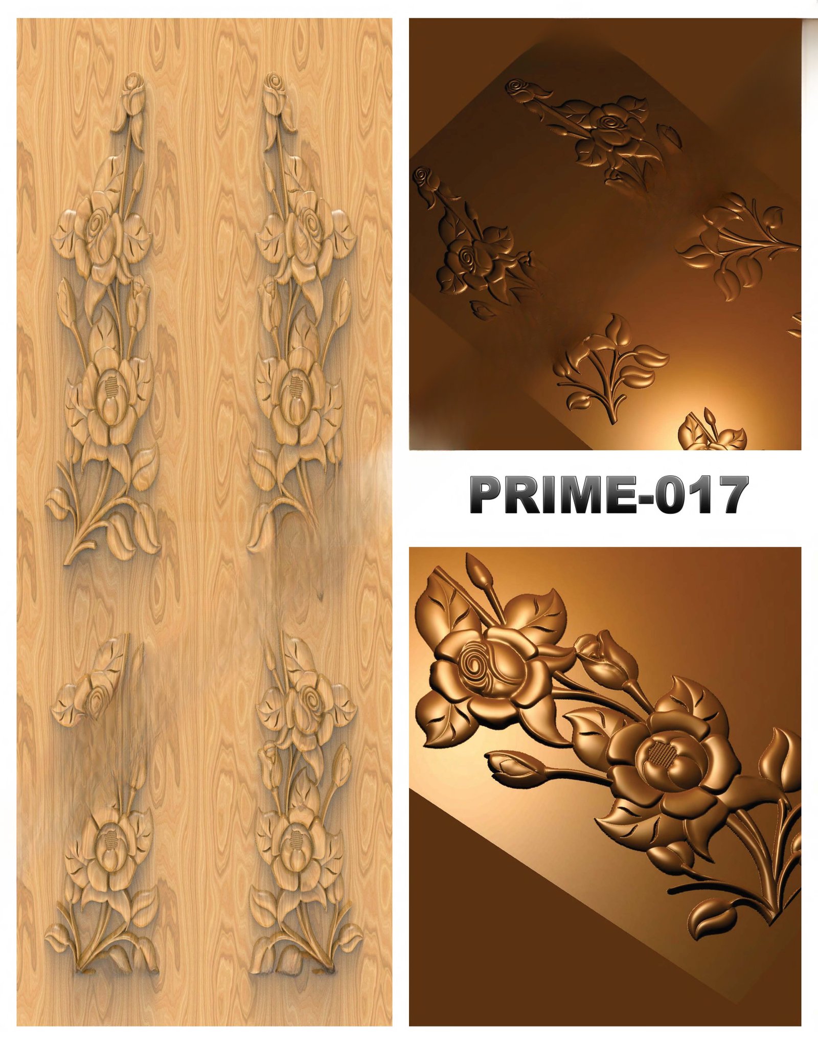 prime designs - PRIME-17 Divine Carved Relief CNC Design